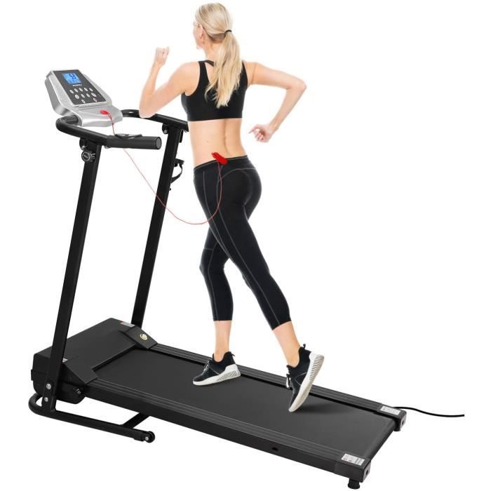 VICASKY Tapis de Course Pliable Petit Tapis de Marche, Electrique Motorisé 0. 5-6MPH écran LED, Tapis de Course Pliable et Silen50
