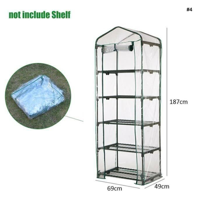 AGES Mo-od 1 pièces maison de jardin serre chaude Miniature arbre hangar clair balcon couverture extérieur hangar pour jardinage