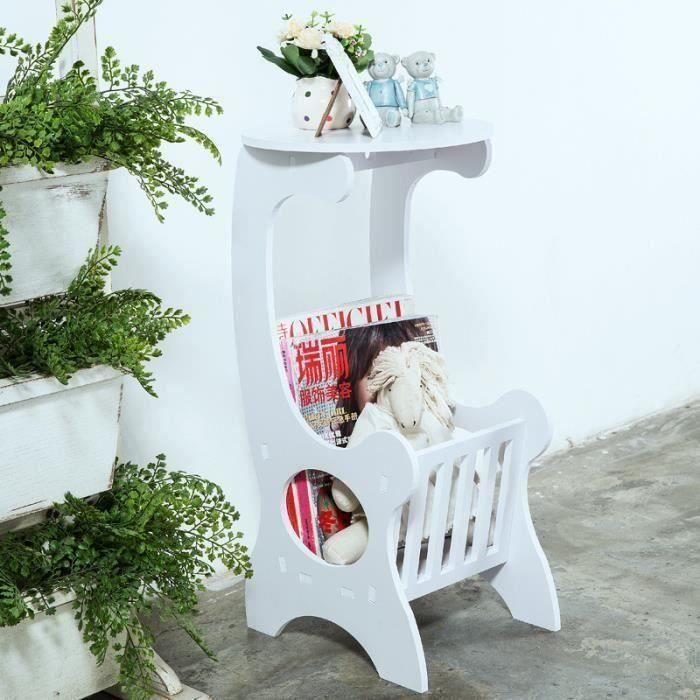 Table de cooisirs café porte-revues étagère petite table basse support de fleurs simple mode moderne co63237