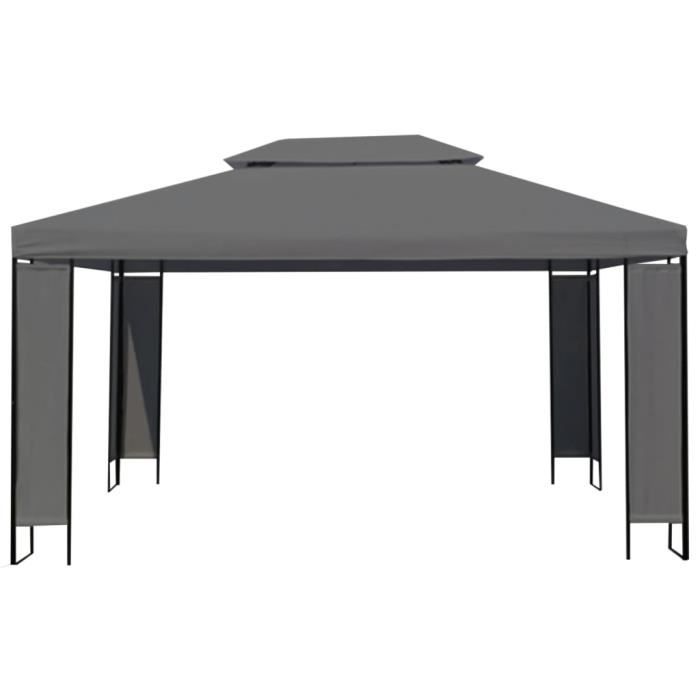 ��MEXPE - Tonnelle de jardin ,Tente Imperméable ,Barnum, Pavillon Anthracite 300 x 400 cm☀7061