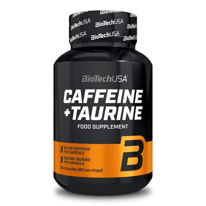 Caféine + Taurine (60 Caps)| Autres acides aminés