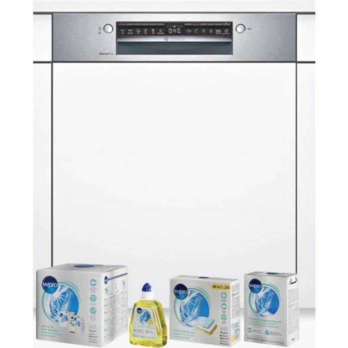 BOSCH Lave-vaisselle intégrable encastrable bandeau inox 44dB 14 couverts 60cm Connecté 55
