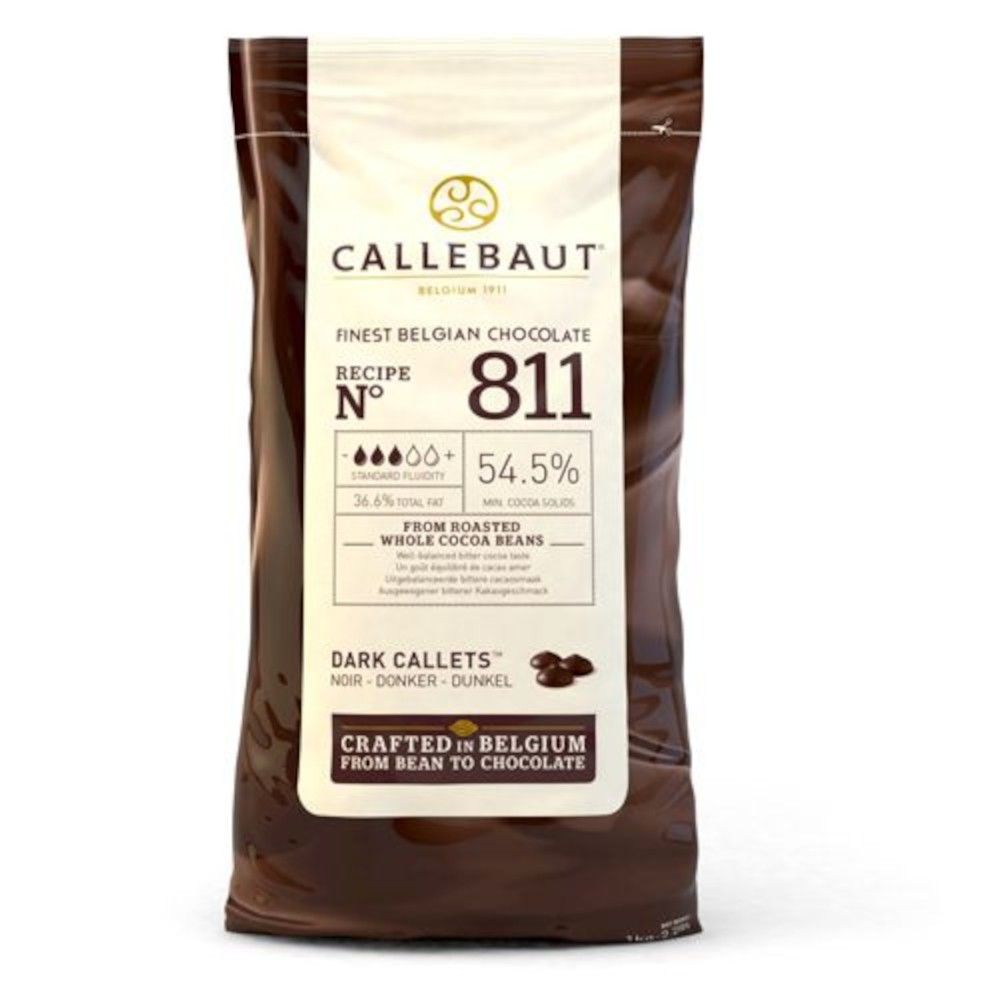 Galets de chocolat noir Callebaut 1kg