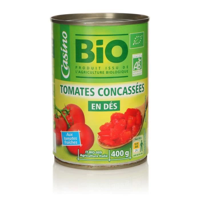 Tomates pelées concentrées bio - 240g