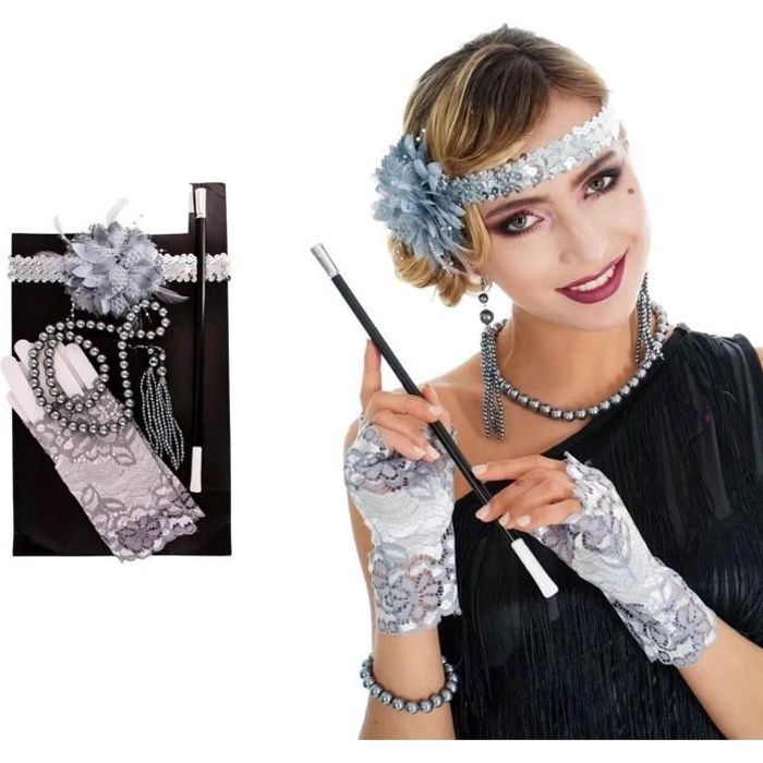 Kit Accessoires Charleston Argent / Gris