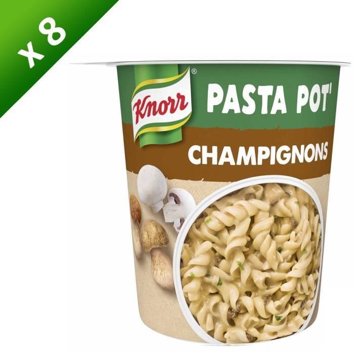 KNORR Pâtes Champignons - Lot de 8x 70 g