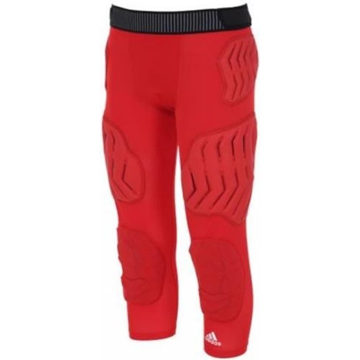 Collant de running 3-4 Rouge homme Adidas Pad Tight