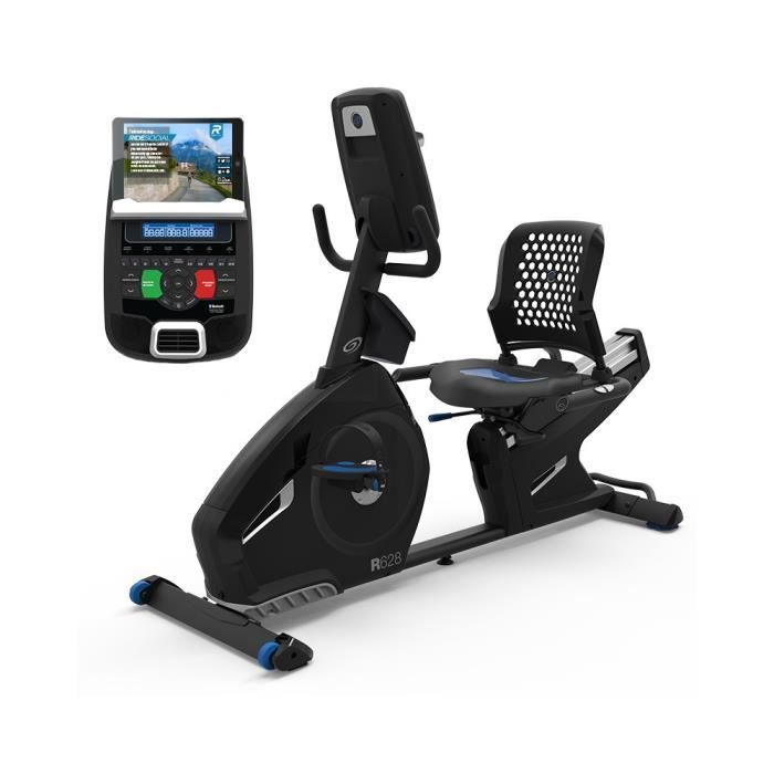 Vélo semi-allongé Nautilus Noir connecté R628