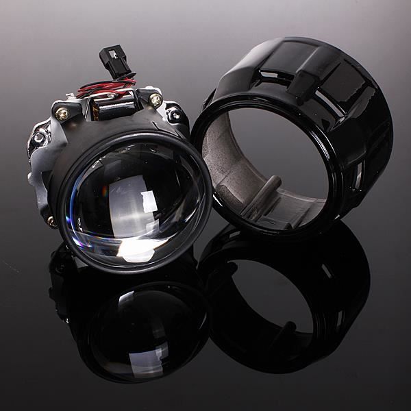 NEUFU 2.5'' Mini Bi-xénon HID LED Projecteur Phare Lentille Angels Eyes H1 H4 H7 Auto LHD LHD