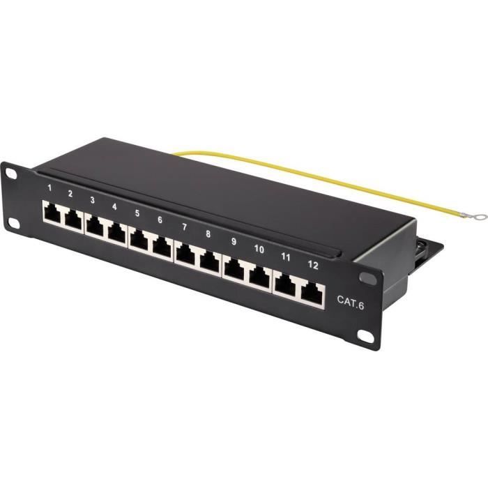 12 ports Panneau de brassage Renkforce CAT 6 1 UH