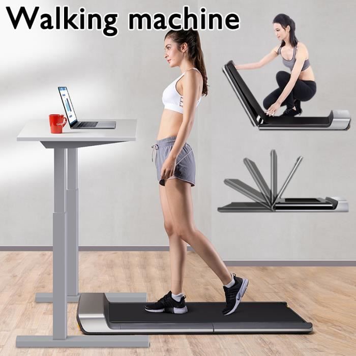 Machine à marcher Coussin de marche électrique pliable Portable ultra-mince pour le bureau à domicile Sports Fitness Nouveau