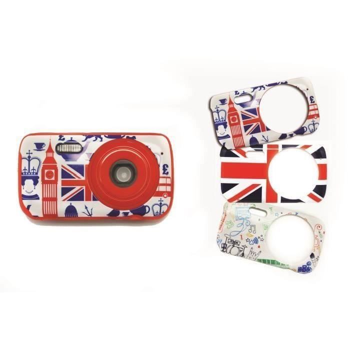 TEKNOFUN Appareil Photo Enfant 3MP Faces Interchangeables Travel UK