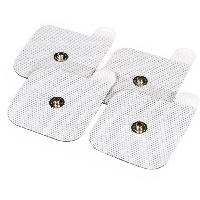 TERRAILLON 14319 Electrodes adhésives - 4 électrodes - Compatible avec le Stimulateur circulatoire