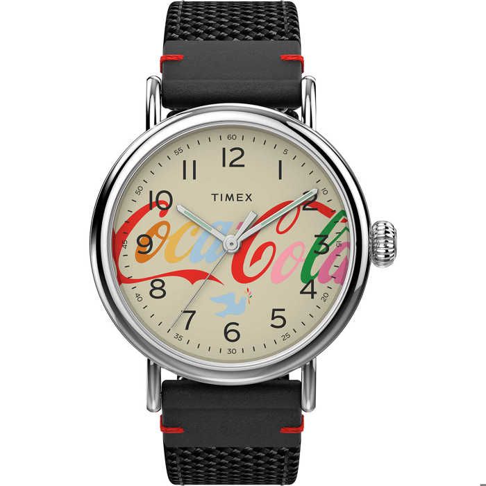 Timex - Montre Hommes - Quartz - Analogique - Bracelet Tissu Noir - TW2V26000
