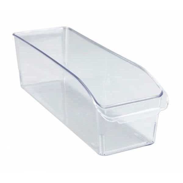 WENKO Rangement frigo, placard taille S, organisateur frigo transparent, PET adapté au contact alimentaire, Transparent