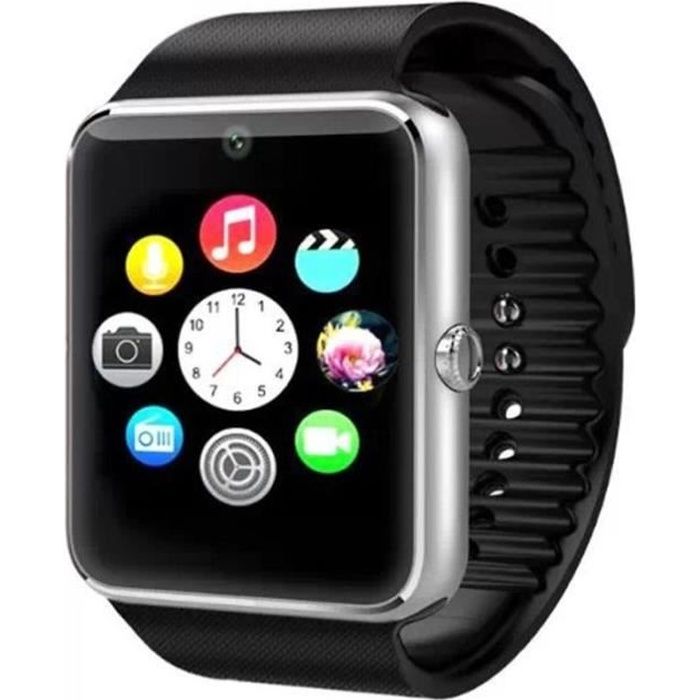 Montre connectée smartwatch 1.54' Tactile Téléphone SIM Notifications Bluetooth