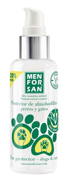 Menforsan - 54123MFP030814 - Protecteur de Gel des Chiens pour Chiens et Chats 60 ML avec 100% daloe Vera Naturel