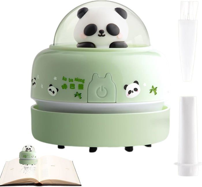 Aspirateur Miettes Pour Table, Aspirateur De Table De Dessin Animé – À Main, économie D'énergie, Fonctionne Avec Piles, Aspirateur Sans Fil Pour Clavier, Piano, Ordinateur