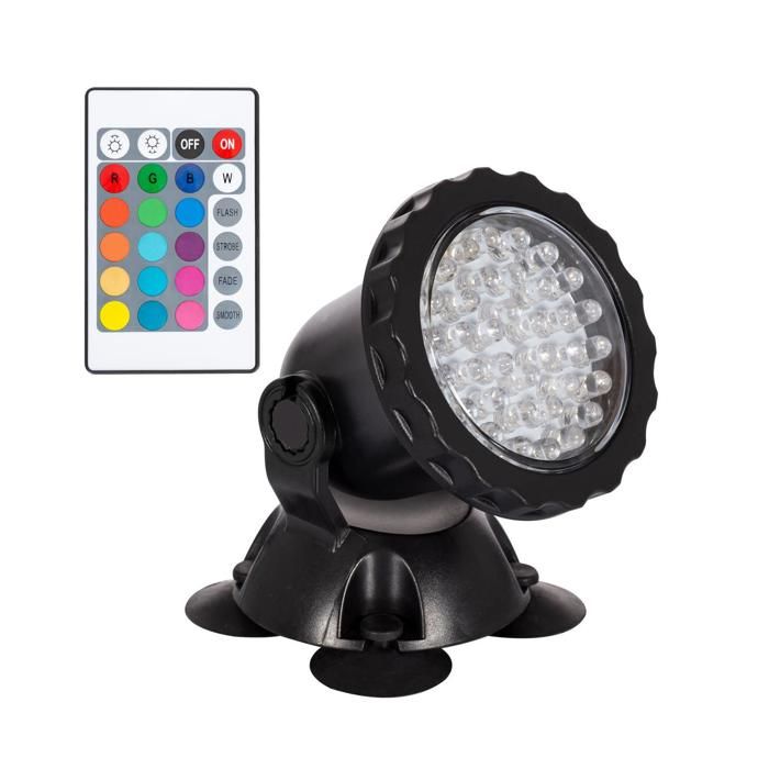 Comparer les prix de Spot LED Aquarium 3.5W Submersible IP67 avec Télécommande  3.5 W