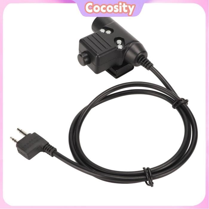 Cable Adaptador U94 PTT Cable Adaptador Flexible Resistente A Roturas Push To Talk Radio Walkie Talkie Para Gp140 Cable Adaptador U94 PTT Cable Adaptador Flexible Resistente A Roturas Push To Talk Radio Walkie Talkie Para Gp140