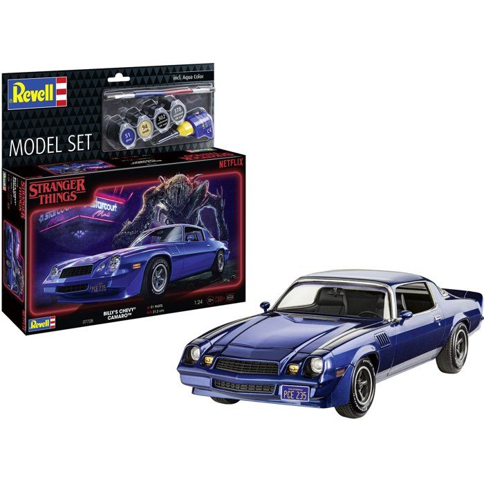 Revell Ensemble de modèles Chevrolet Camaro Z28 : Stranger Things - vue 2