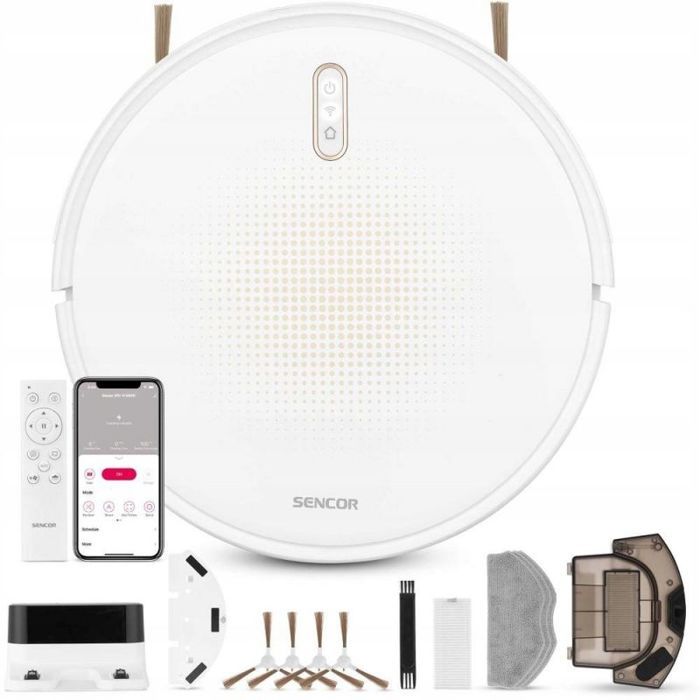 Robot de nettoyage - SENCOR - SRV 4150 - Blanc - Compatible IdO - Navigation programmée