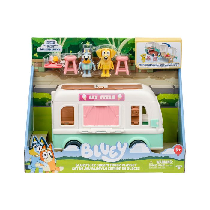 Bluey Kit de jeu avec camion poubelle