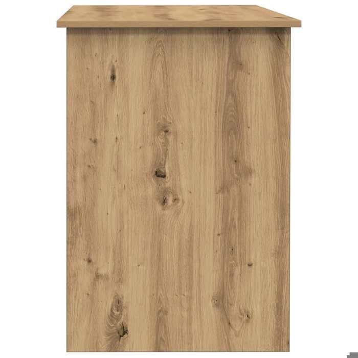 Bureau BURKE Brun Table à écrire - 1 PERSONNE - chêne artisanal 100x55x75 cm - bois dingénierie BB661