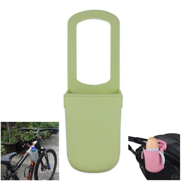 Porte-gobelet pour poussette porte-boisson en silicone porte-bidon pour vélo porte-bouteille amovible