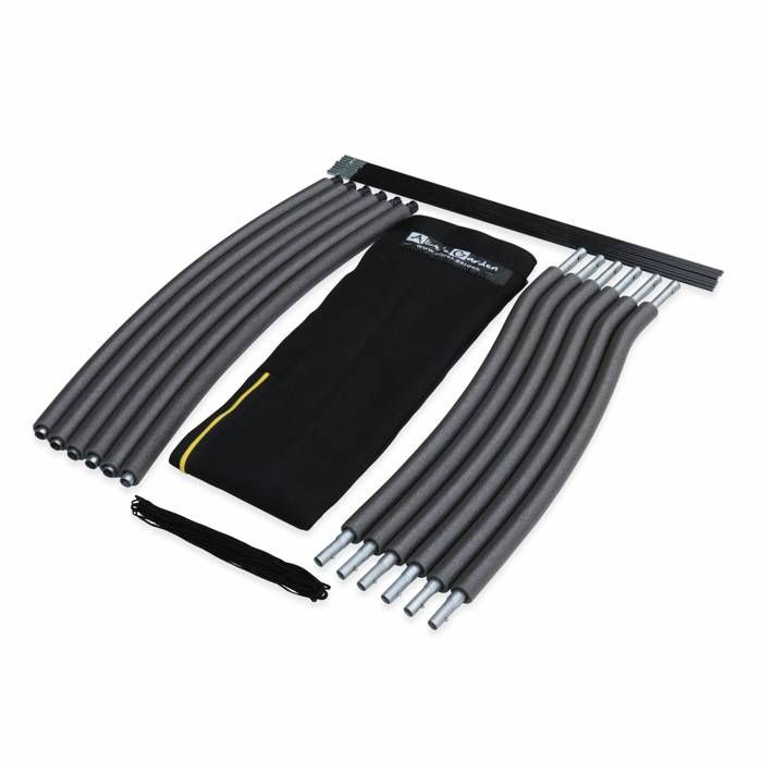Poteaux De Remplacement Pour Filet De Trampoline – Avec Manchon Mousse, Hauteur ~1.76m Ou 1.96m, Pour Trampolines 1.8 à 4.8 M
