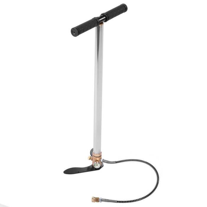 Pompe Manuelle Haute Pression - Pour Bouteille Plongée 0,5L Avec Manomètre