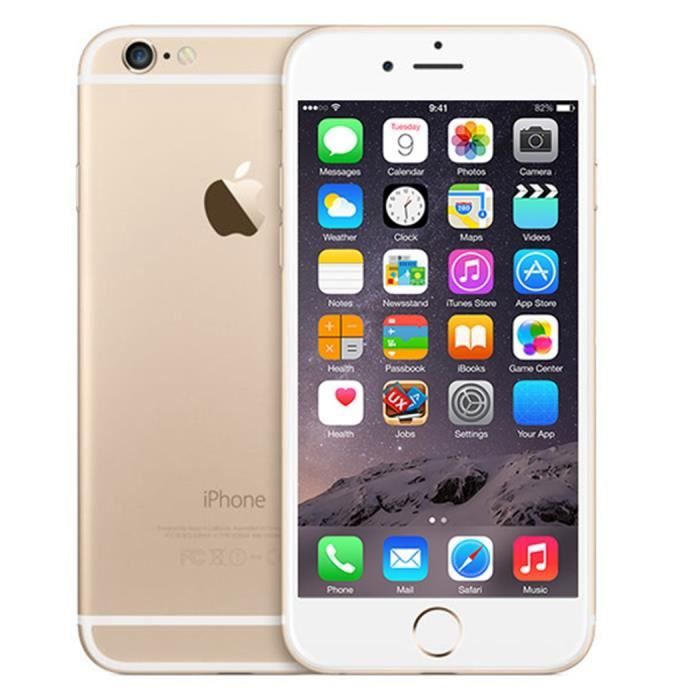 Apple iPhone 6 16G Smartphone téléphone portable Sans empreintes digitales  pour déverrouiller la fonction - Cdiscount Téléphonie