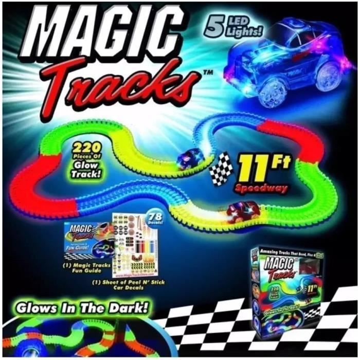 Magiques électrique magic tracks voiture bricolage assemblé cadeaux de  carnaval nouvelle année noël - Cdiscount Jeux - Jouets