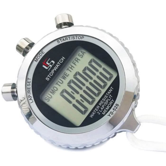Shipenophy Minuterie De Sport Chronomètre électronique écran Affichage LED Multifonction