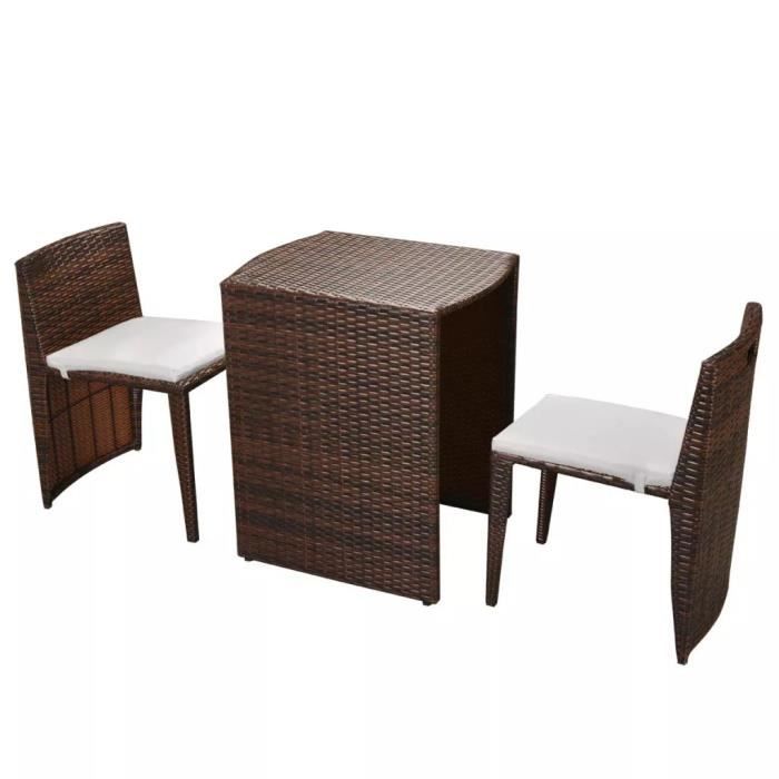 Salon De Jardin En Resine Tressee Mobilier D Exterieur 5 Pcs