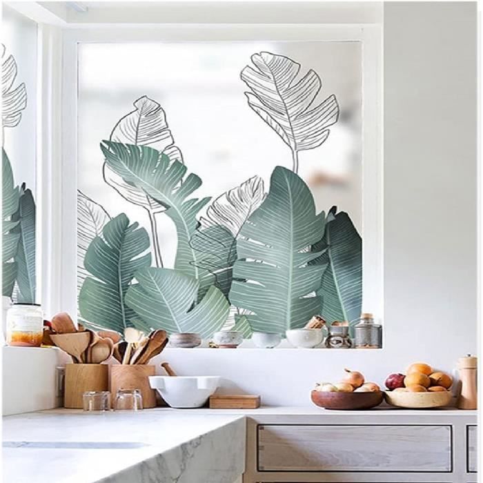 ZSJSMS Film Vitrail Film Vitrail Film De Vitrau De Fenêtre De Vitrine Auto-adhésif Film Opaque Auto-adhésif Verre Décoratif Autocollant Autocollant Intimité, Salle De Bain Salon Salon