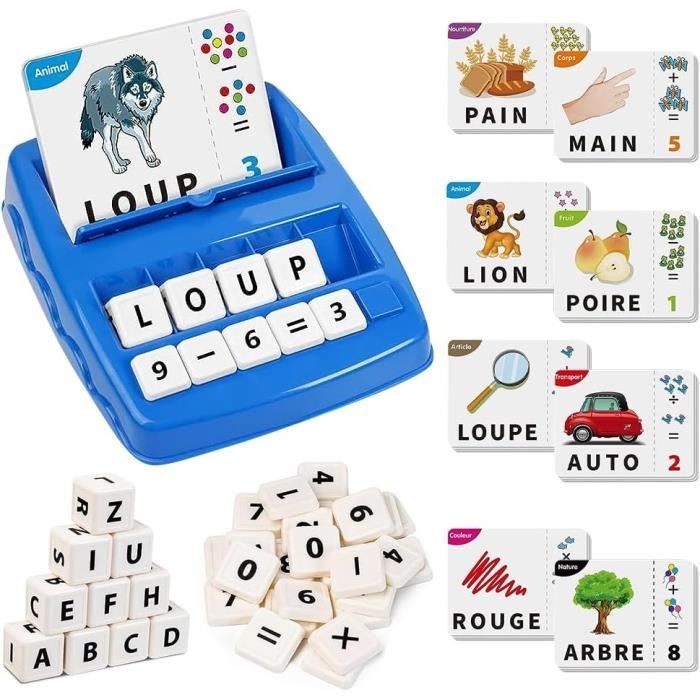 Jeux Educatif 3 4 5 6 7 8 Ans, Apprendre a Lire Jouet Enfant, Jouet Cadeau  Fille, Apprendre a Lire Jeu Alphabet, Jouet Enfant - Cdiscount Jeux - Jouets