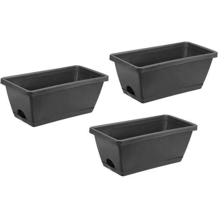 Jardini re Rectangulaire En Plastique Lot De 3 Dimensions 14 1 X 6 jardini-re-rectangulaire-en-plastique-lot-de-3-dimensions-14-1-x-6