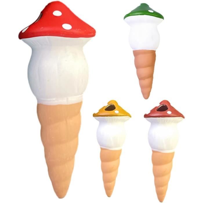 Piques D'arrosage En Terre Cuite | Mignon Champignon Automatique Pour Plantes | Abreuvoir De Jardin, Pointes D'arrosage En Argile, Piquets D'irrigation Goutte à Goutte, Libération Lente Pour Plantes
