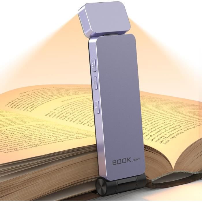 Lampe de lecture USB rechargeable - Sans marque - maxtachi - 3 couleurs - Luminosité réglable - Compact
