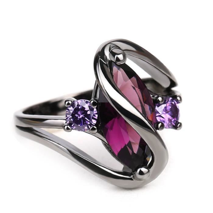 Bague Argent Bagues De Fiancailles Pour Les Femmes Mode Cadeau De Haute QualitE Saint Valentin Bijoux Femme BBZH SP004Violet 9 Violet Achat Vente bague anneau Femme Adulte Violet Cdiscount