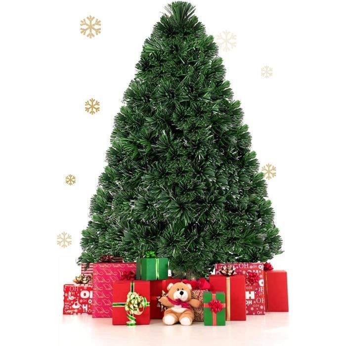 Sapin de Noël Artificiel avec Fibre Optique 90CM120CM150CM180CM