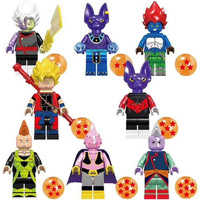 Phy Dragon Ball Z 8PCS Figurines de Personnages Son Goku Xeno Beerus Majin  Buu Dyspo Zamasu Android 13 Kaishin Android 16 DBZ[25242] - Cdiscount Jeux  - Jouets