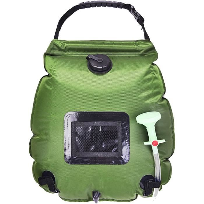 Sac De Douche Solaire RISEPRO 20L – Camping, Chauffage Solaire – Portable