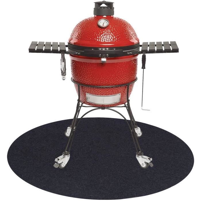 Tapis Ignifuge Longzhuo 96cm - Résiste à 2000°C - Protection Sol Pour Barbecue/Cheminée/Camping