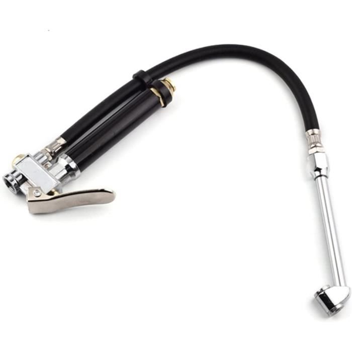 Gonfleur De Pneu Avec Jauge 10-120 PSI - Mandrin Avec Verrouillage Et Tuyau 12 Pouces - Neuf