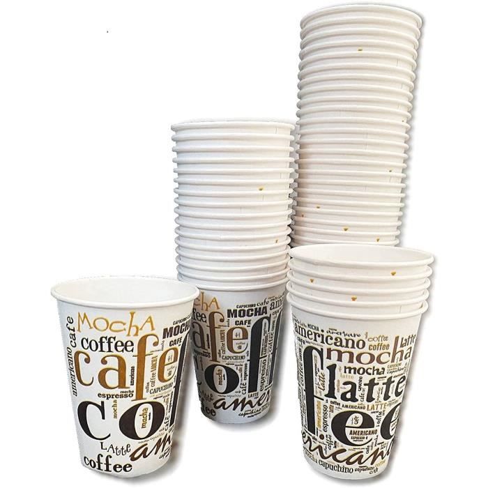 Sous-Tasses En Papier Blanc - Lot De 50, Diamètre 10cm
