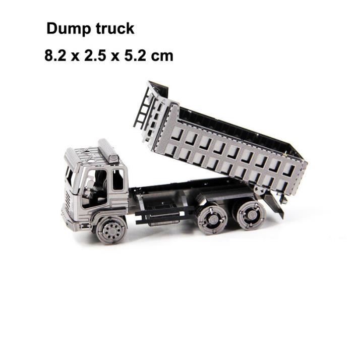 Seau à Benne En Métal Pour Camion RC LESU 1/14 – Pièce De Carrosserie Pour Tombereau TAMIYA