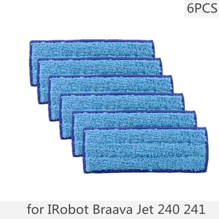 Lot De 10 Tampons Microfibre Pour Robot Lave-vitres – Lavables Et Réutilisables