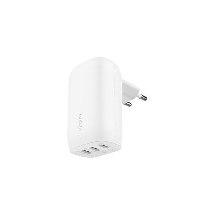 Chargeur secteur 3 ports USB-C® Belkin BoostCharge 67 W Blanc